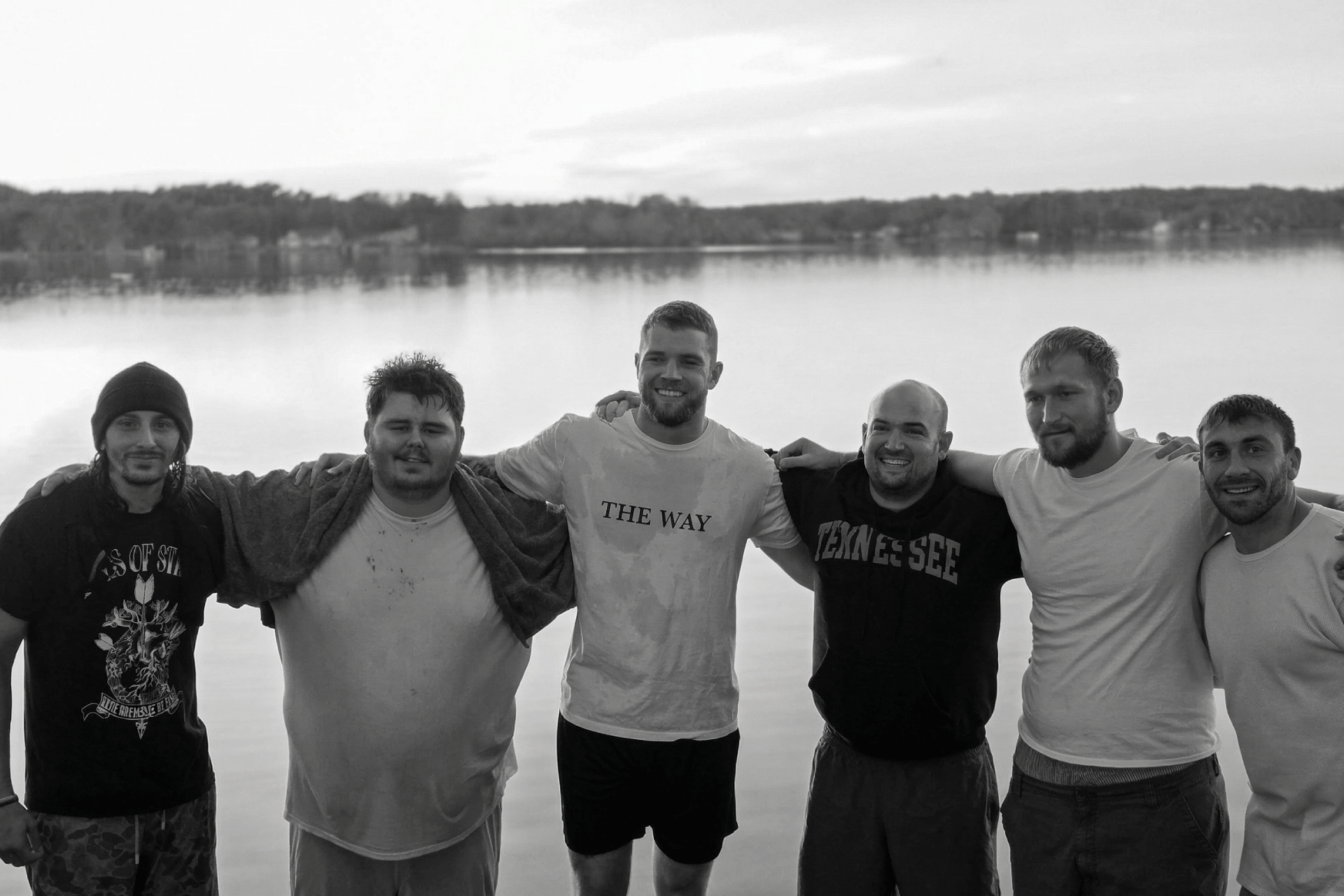 Men at the water
